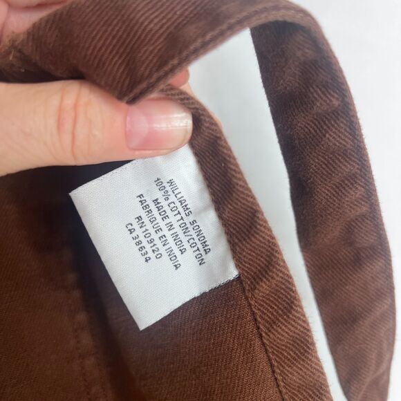 Halloween Apron Youth Child Williams Sonoma Cotton Brown Sturdy Pumpkin Cute - Picture 9 of 11